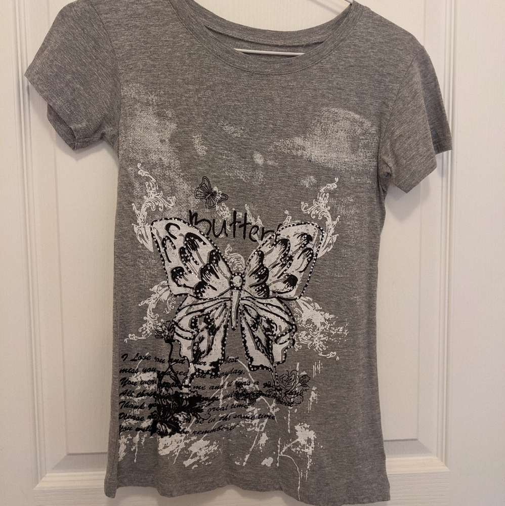 Mikk Couture Butterfly Tee (Grey)